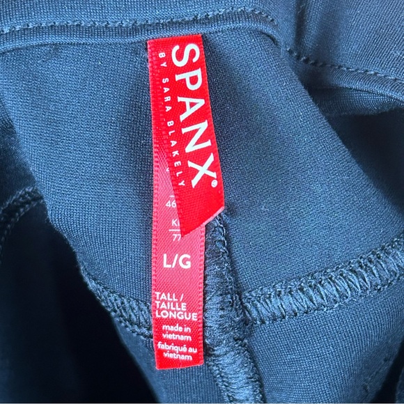 NEW - SPANX The Perfect Pant Skinny Ankle Ponte Black 20202T - Picture 12 of 17